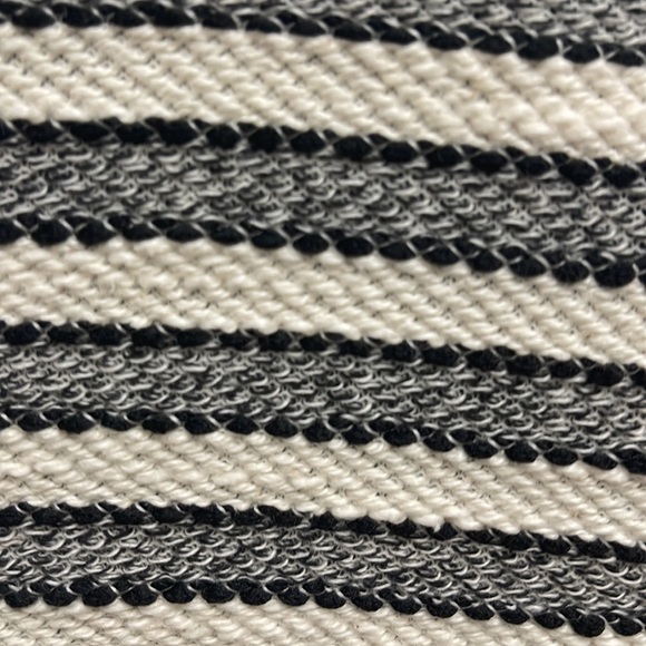 🔴 GRAYSON Cowl neck Top - Large (Black & White Striped) - Picture 3 of 5